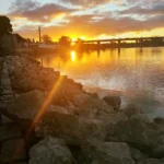 Prop.200-Cabañas rio quequen-Atardecer